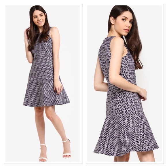 J. Crew A-line Dress in Festive Piper Foulard - Picture 7 of 12